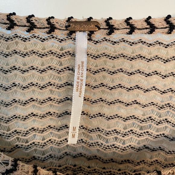 Free People Black and White Sleeveless Top - Picture 6 of 9